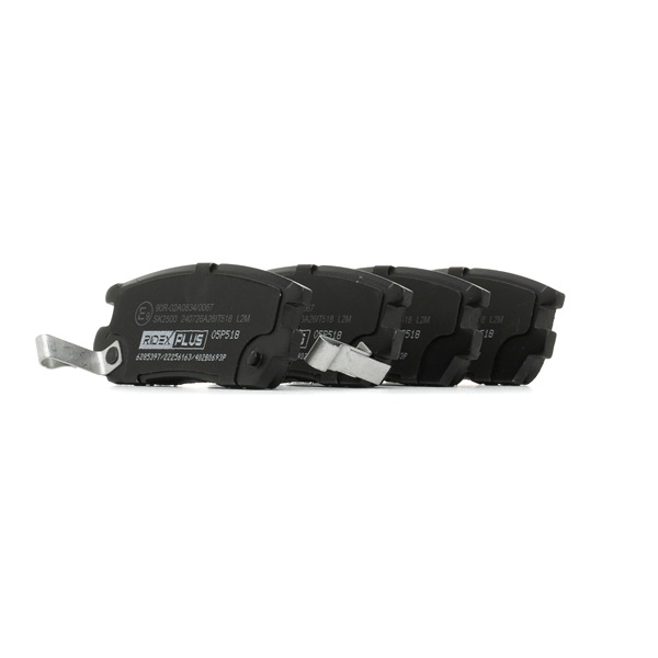 Jarrupalat, levyjarru 402B0693P RIDEX PLUS MR 389571 PEUGEOT