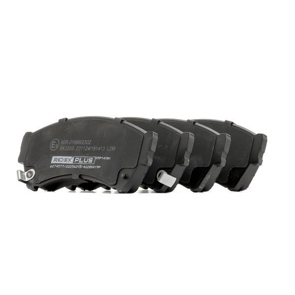 Brzdové doštičky/platničky 402B0419P RIDEX PLUS GPYB-33-23ZG FORD