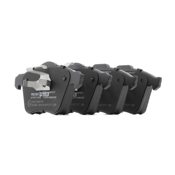 Kit pastiglie freni 402B0372P RIDEX PLUS 1 464 435 Kit pastiglie freni 402B0372P RIDEX PLUS 1 464 435 OPEL