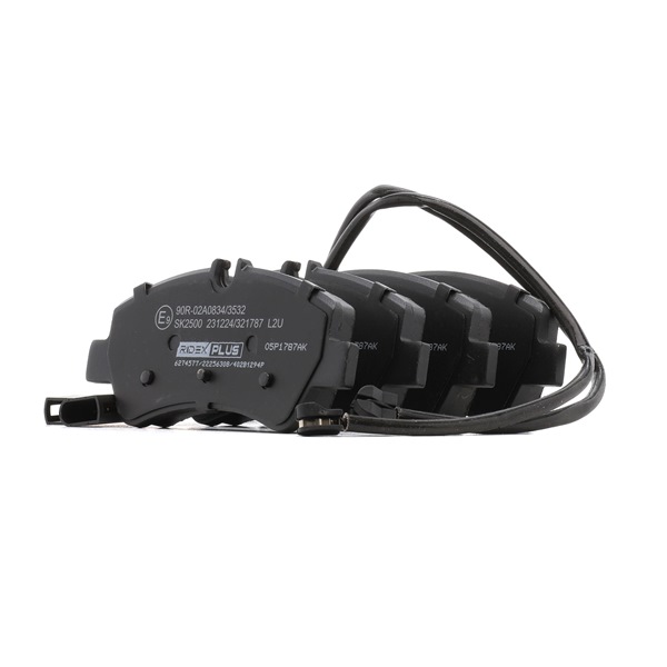 RIDEX PLUS 402B1294P Calços de travão para Ford Transit Mk7 Van V363, FCD, FDD 3.5 EcoBoost RWD 314 cv 2018 99G Otto RIDEX PLUS 402B1294P Pastilha de freio Ford Transit V363 3.5 EcoBoost RWD 314 cv Gasolina preço