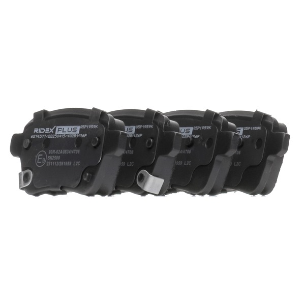 Bremseklodser 402B1126P RIDEX PLUS 95 51 7078 Bremseklodser 402B1126P RIDEX PLUS 95 51 7078 MERCEDES-BENZ