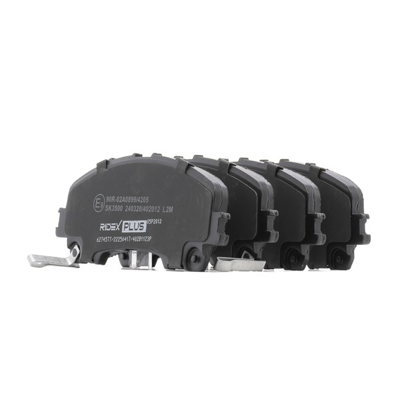 Remblokkenset RENAULT RIDEX PLUS 402B1123P