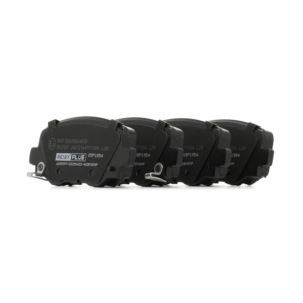 RIDEX PLUS 402B1024P Piduriklotsid — Jeep Compass MP, M6 1.6 CRD 120 hj 2021 552 60 384 Diisel RIDEX PLUS 402B1024P Piduriklots Jeep Compass M6 1.6 CRD 120 hj Diisel hind