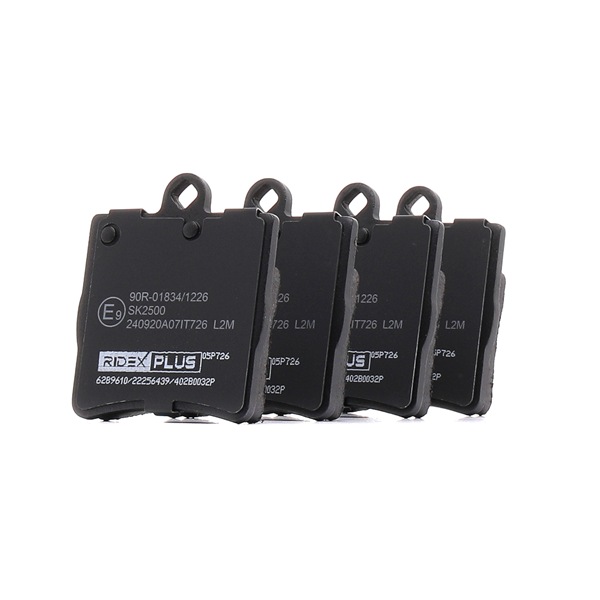 Bromsbelägg 402B0032P RIDEX PLUS 004420 17 20 PEUGEOT
