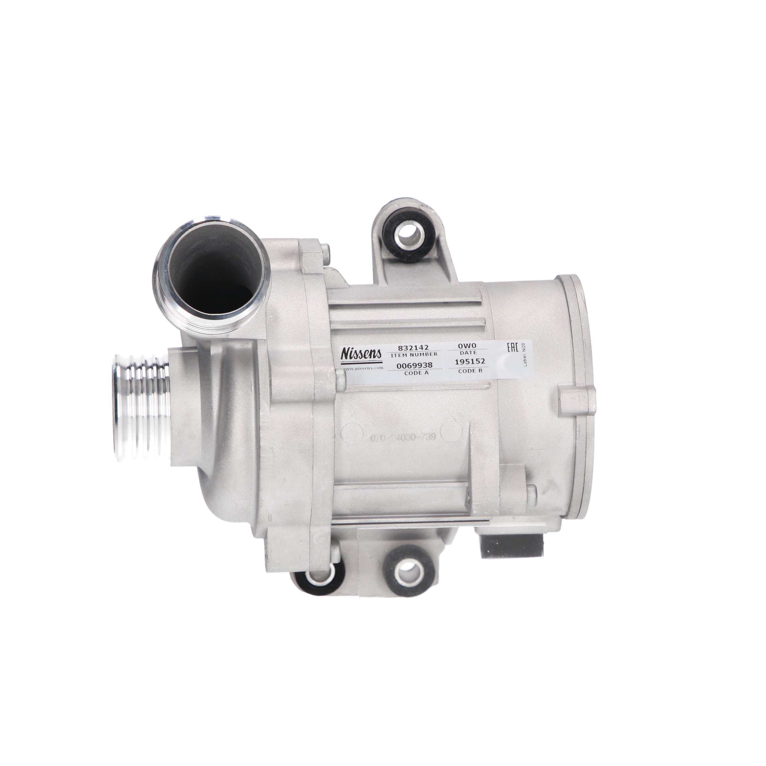 832142 Zusatzwasserpumpe NISSENS 7596763 BMW
