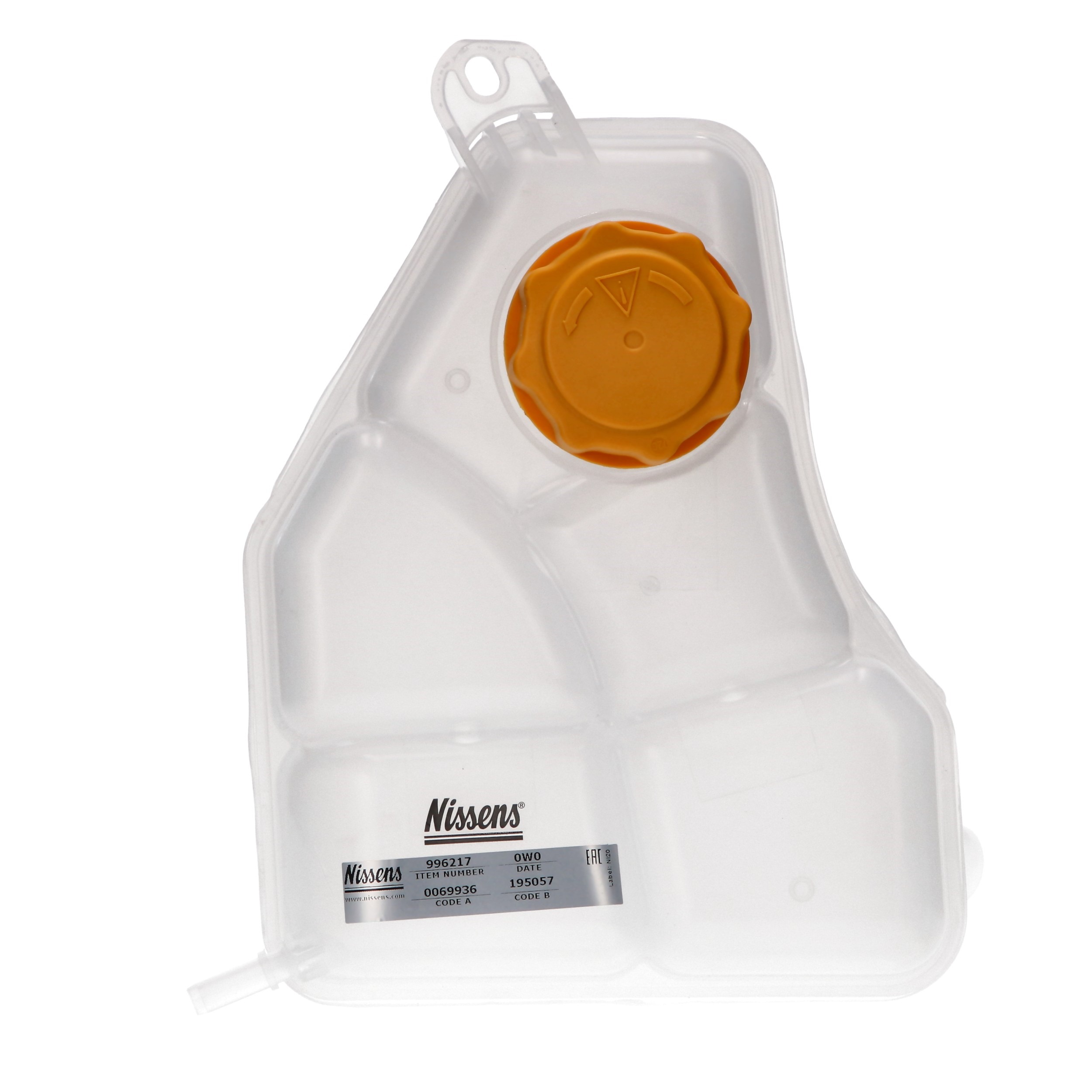 NISSENS 996217 Koelvloeistofreservoir Ford Fiesta Mk5 Van 1.6 TDCi 90 Pk Diesel prijs