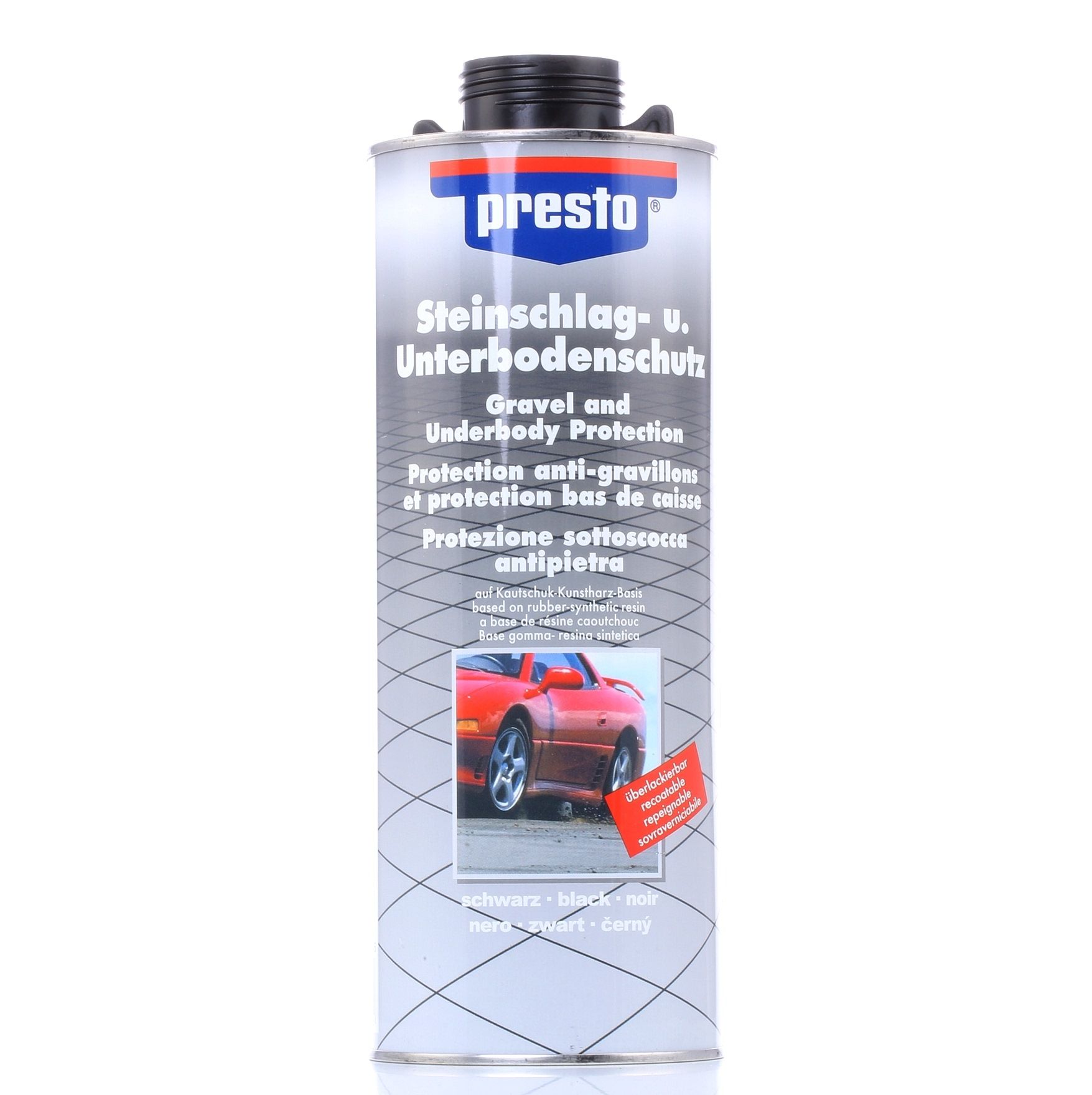 PRESTO 603215 Underbody Protection Tin, Capacity: 1000ml, Weight: 1,361kg, Steinschl. ÜL schw.1000-image-2230476