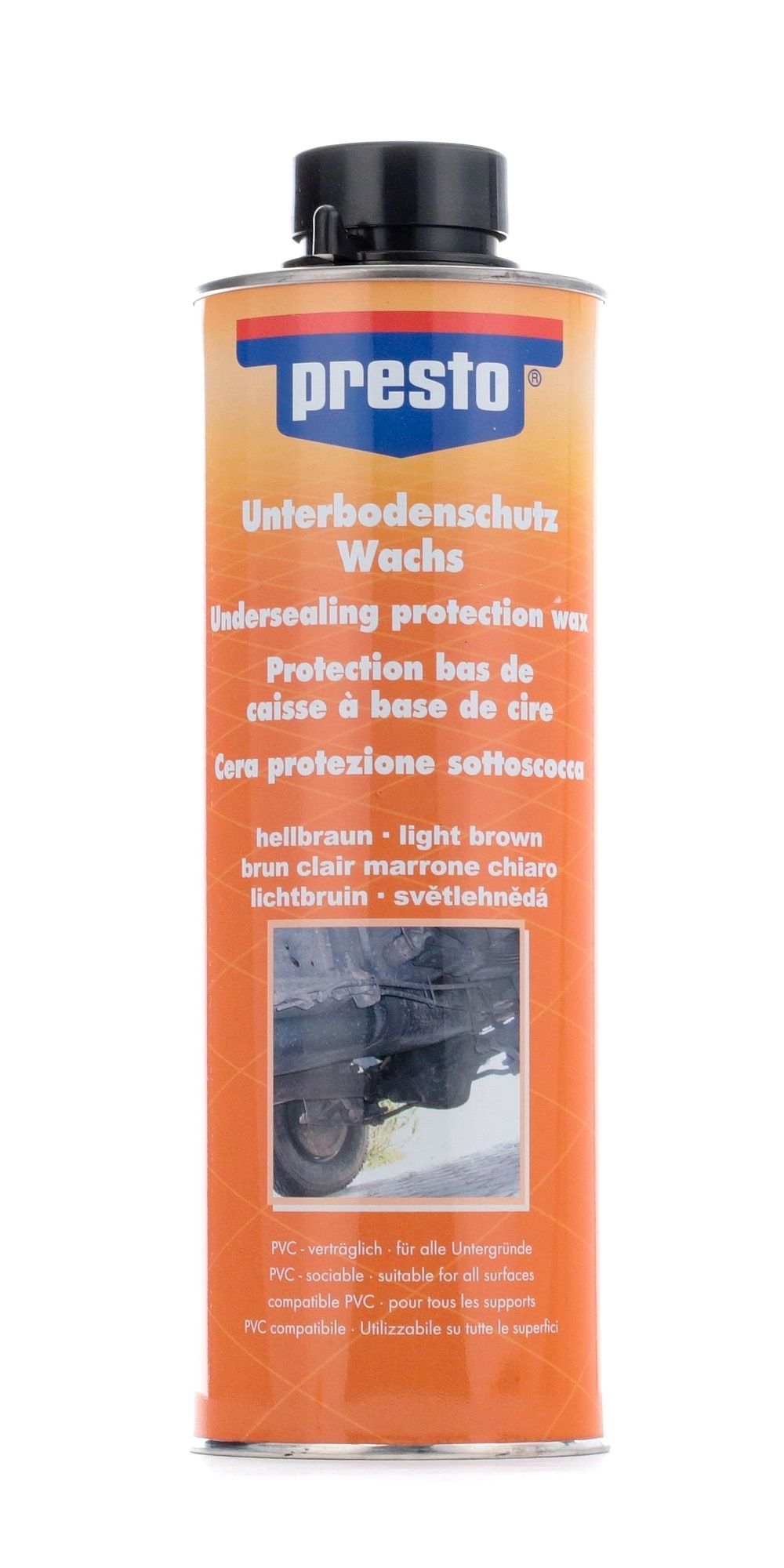 PRESTO 603246 Underbody Protection Tin, Capacity: 1000ml, Weight: 1,204kg, UBS Wachs hell 1000, brown-image-2230479