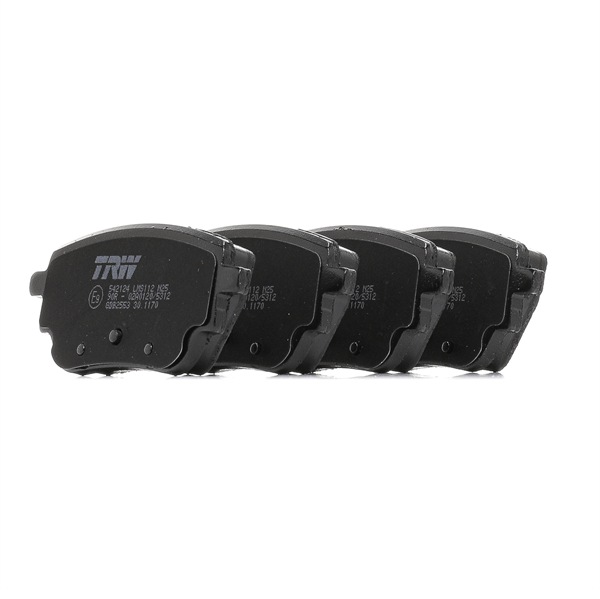 Pastilhas de travão GDB2553 TRW A000 420 75 00 PEUGEOT
