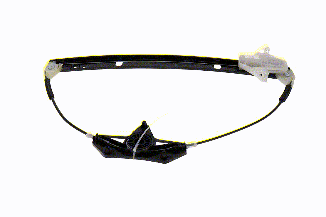 VAICO V10-7603 Window regulator Original VAICO Quality Right Rear, Operating Mode: Electric, without electric motor, with bolted-on plate-image-22798102