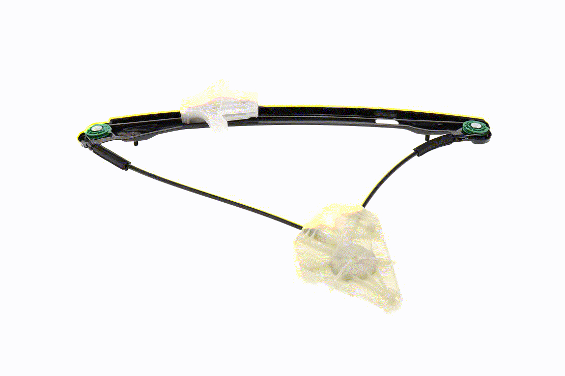 VAICO V10-7613 Window regulator Original VAICO Quality Right Rear, Operating Mode: Electric, without electric motor, with bolted-on plate-image-22798107