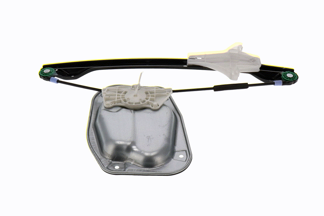 VAICO V10-7625 Window regulator Original VAICO Quality Right Rear, Operating Mode: Electric, without electric motor, with bolted-on plate-image-22798112