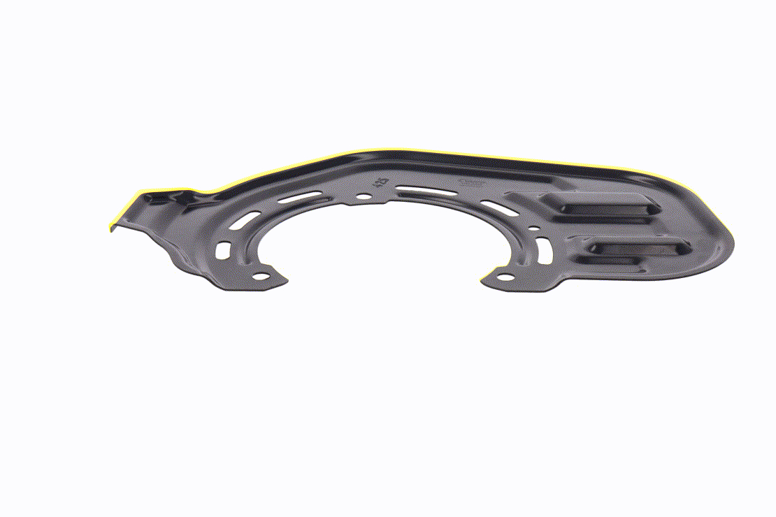 Ankerplaat remschijf V40-2222 VAICO 5 43 083 OPEL