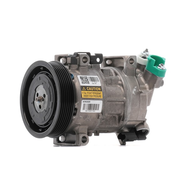 Compressor, ar condicionado 447K0263R RIDEX REMAN 96.768.623.80 VW