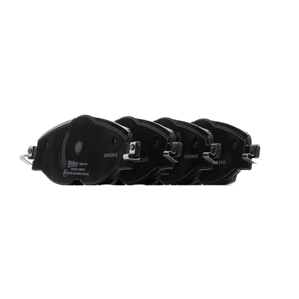 Bremsbeläge 302774 VALEO 8V0 698 151A FORD