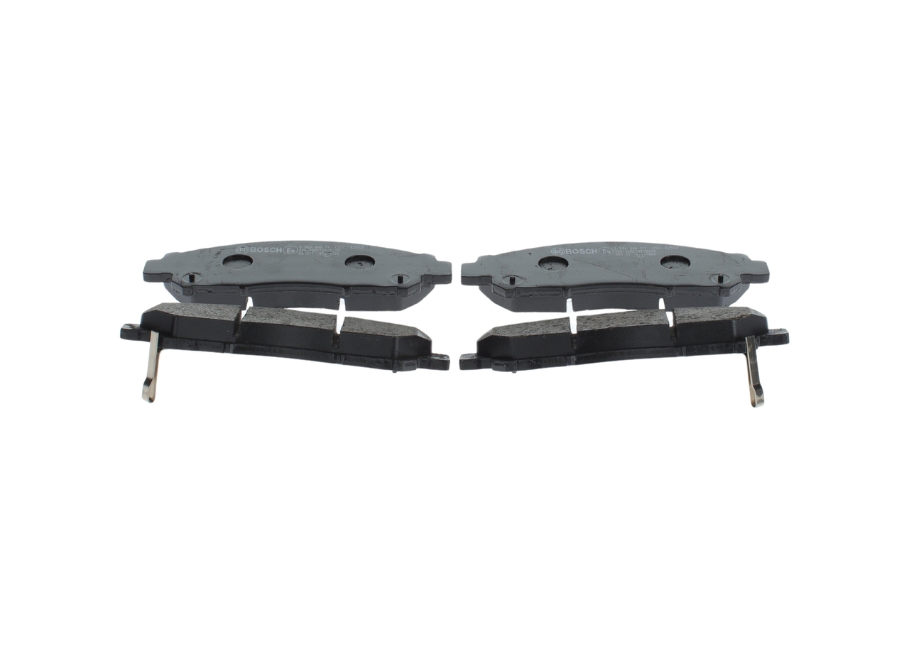 BOSCH 0 986 460 117 Set of brake pads for Toyota Hiace H300 2.8 (GDH322, GDH321) 156 hp 2019 1GD-FTV Diesel BOSCH 0 986 460 117 Brake pad set TOYOTA Hiace (H300) 2.8 (GDH322, GDH321) 156 hp Diesel 2019