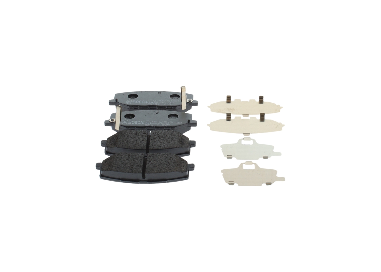 BOSCH 0 986 460 150 Bremsbelagsatz für Suzuki Jimny IV SUV A6G 1.5 AllGrip (JB74W) 102 PS 2021 K15B Otto BOSCH 0 986 460 150 Bremsbeläge SUZUKI Jimny IV SUV (A6G) 1.5 AllGrip (JB74W) 102 PS Benzin Kosten