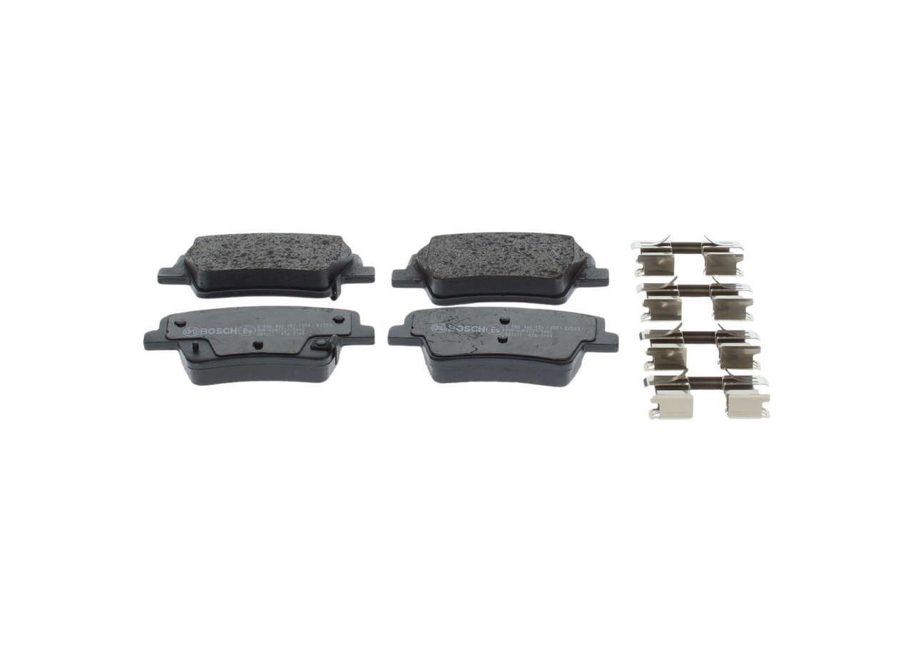 Brzdové doštičky/platničky 0 986 460 151 BOSCH 58302 S1A70 HYUNDAI