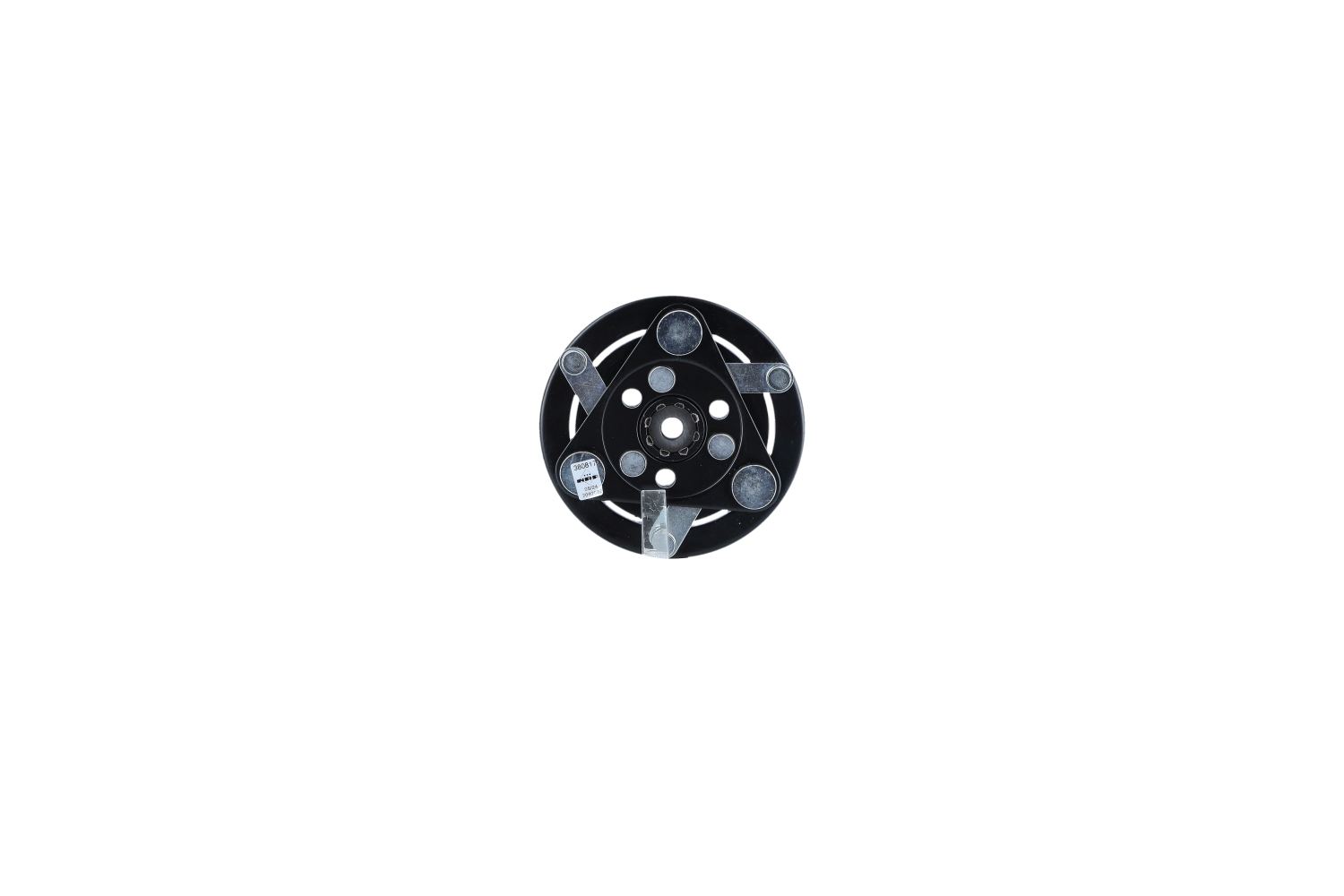 Disco condotto / Menabrida, Innesto elet.magnetico-compressore 380817 NRF CX23-19D629-EA Valvola regolazione, Compressore 380817 NRF CX23-19D629EA FIAT