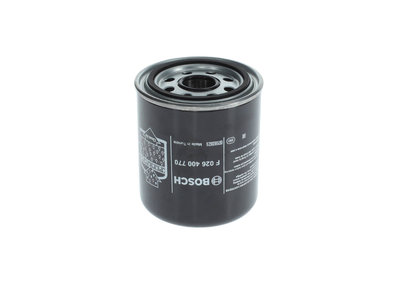 Cartouche de dessicateur, système d'air comprimé F 026 400 770 BOSCH 000 429 20 97 Cartouche de dessicateur, système d'air comprimé F 026 400 770 BOSCH 0004292097 MERCEDES-BENZ