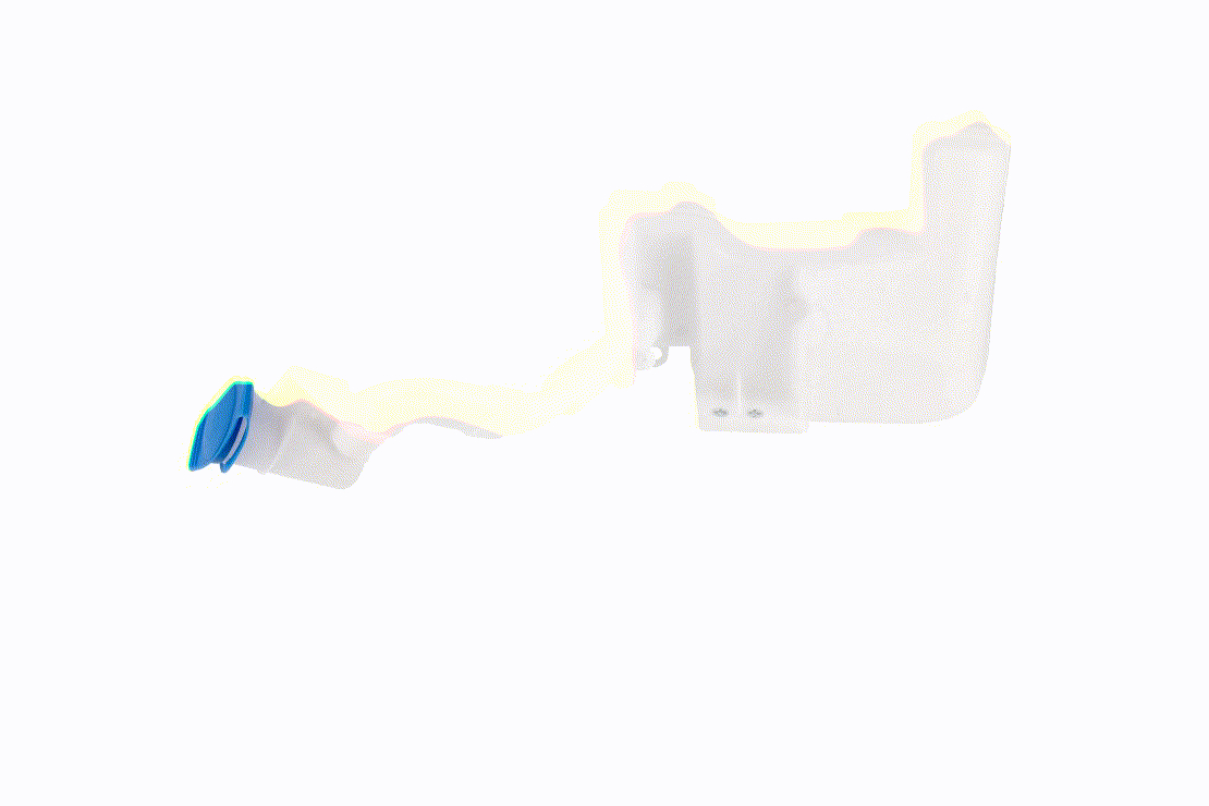 VAICO V10-9284 Windscreen Washer Reservoir Green Mobility Parts with bore hole for liquid level sensor-image-23481158