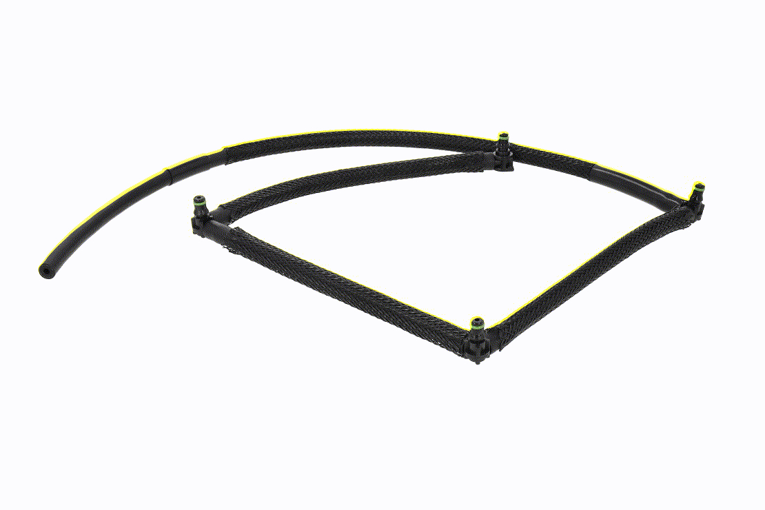 Tuyau, carburant de fuite V22-1368 VAICO 1574.N8 MINI