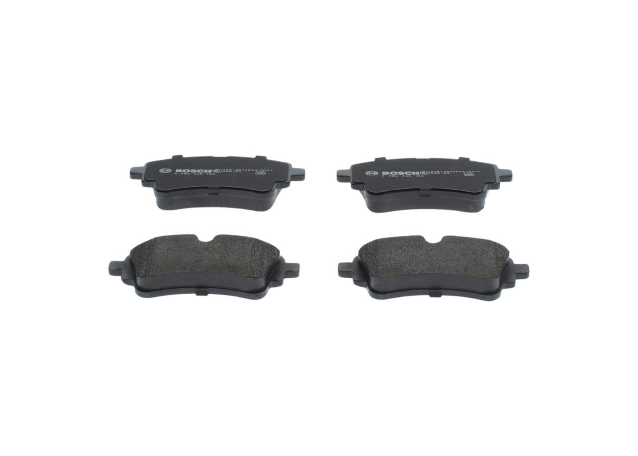 Bremseklodser 0 986 460 186 BOSCH 4M0 698 451 BD VW