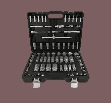 KS TOOLS 917.0082 Socket set Rectangle, Hexagon, Chrome Vanadium Steel, without ratchet function