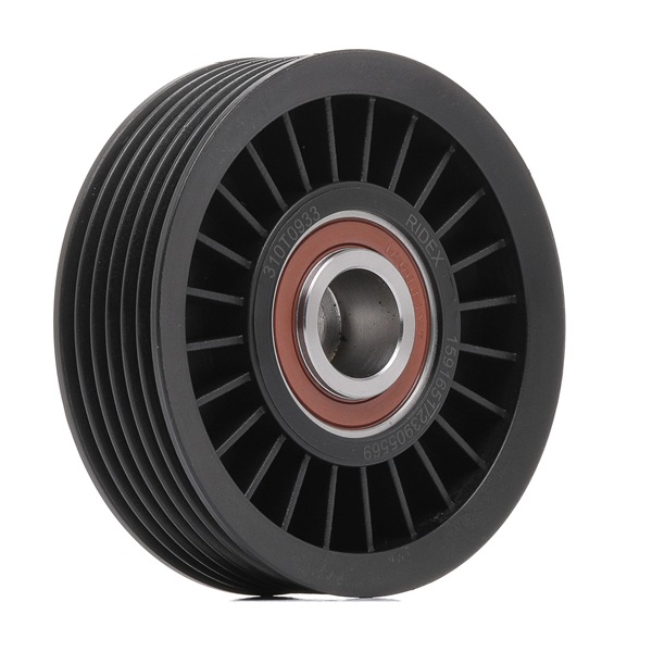 RIDEX 310T0933 Poulie renvoi transmission courroie trapézoïdale à nervures Fiat Stilo 192 2.4 20V (192_XD1A, 192AXD12) 170 CV Essence prix