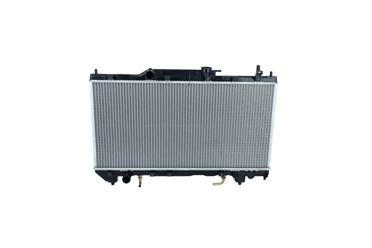 NRF 53278 Engine radiator Brazed cooling fins, Aluminium