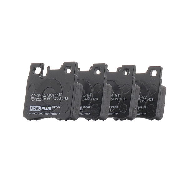 RIDEX PLUS 402B0171P Bremsbelag Mercedes C126 500 SEC 5.0 (126.044) 241 PS Benzin Kosten
