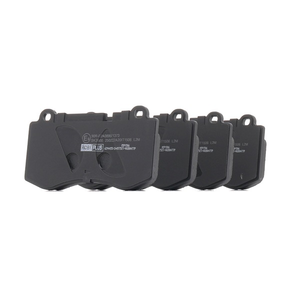 RIDEX PLUS 402B0477P Remblokken voor Mercedes-Benz S-Klasse Sedan W221 S 500 5.5 369 Pk 2011 M 273.961 Ottomotor RIDEX PLUS 402B0477P Remblokset Mercedes w221 S 500 5.5 369 Pk Benzine prijs