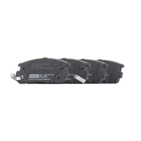 RIDEX PLUS 402B0269P Remblok voor Chevrolet Equinox I 3.6 AWD 268 Pk 2009 LY7 Ottomotor RIDEX PLUS 402B0269P Remblokken CHEVROLET Equinox I 3.6 AWD 268 Pk Benzine prijs