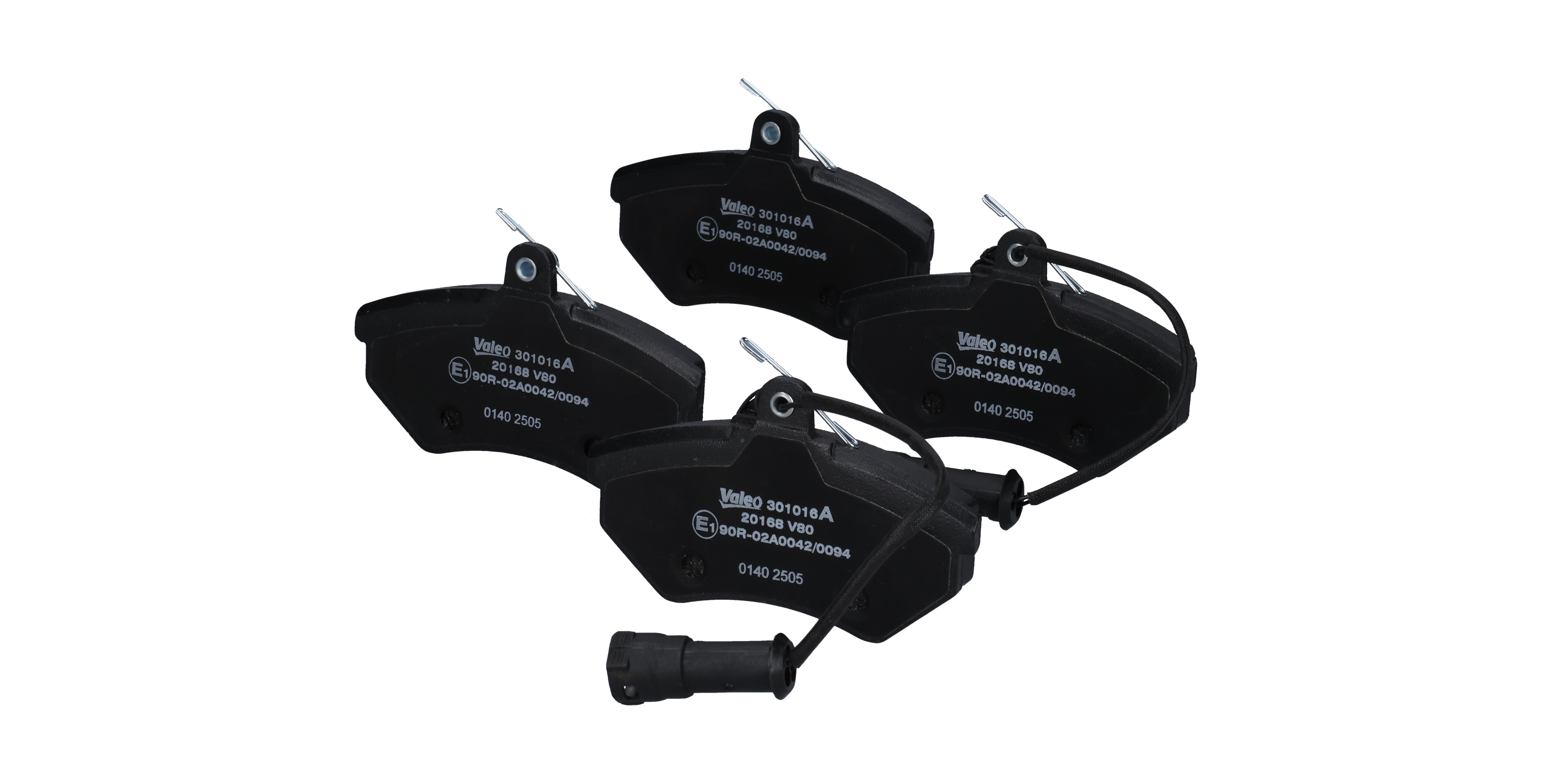 Brzdové doštičky/platničky 301016A VALEO 357 698 151F SEAT