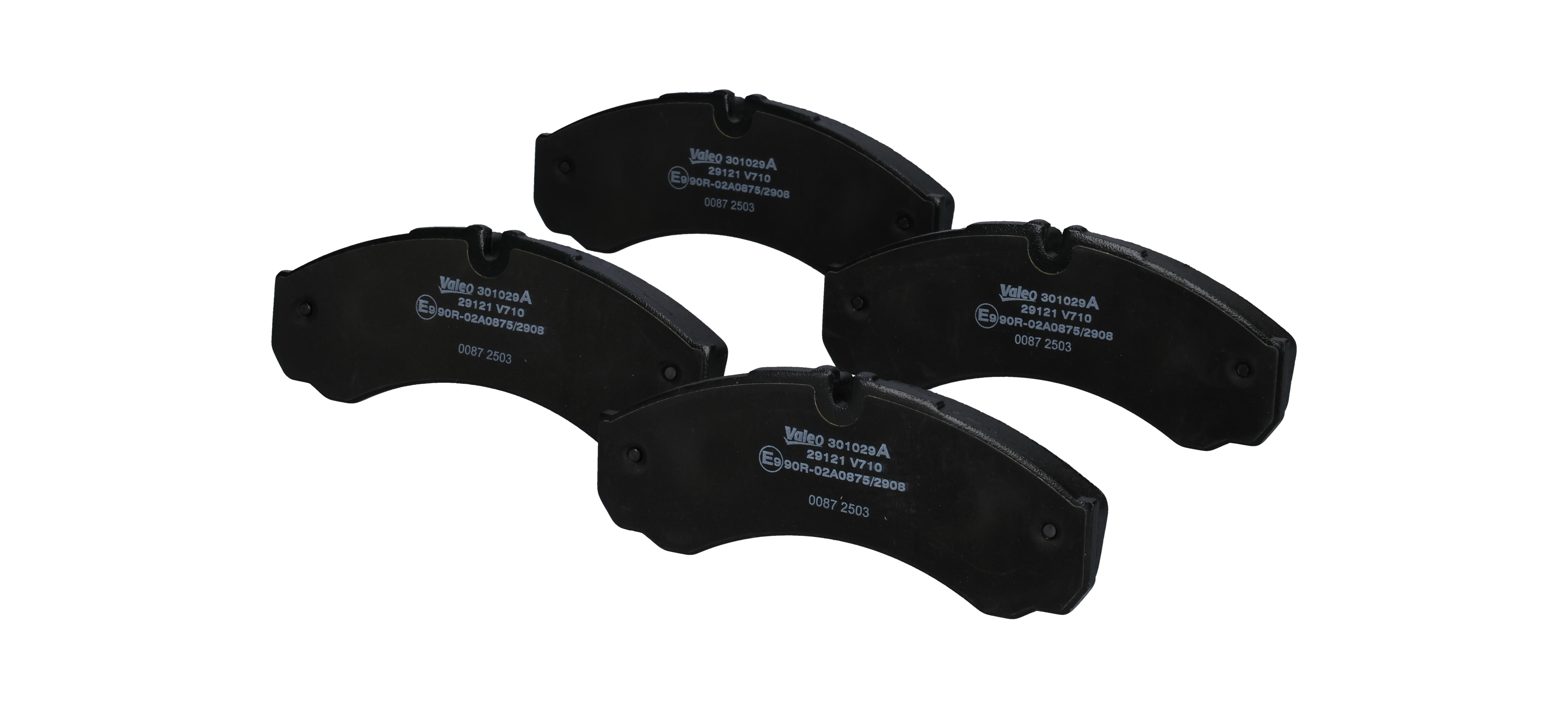 Fékbetét készlet, tárcsafék 301029A VALEO 504 09378 0 MERCEDES-BENZ
