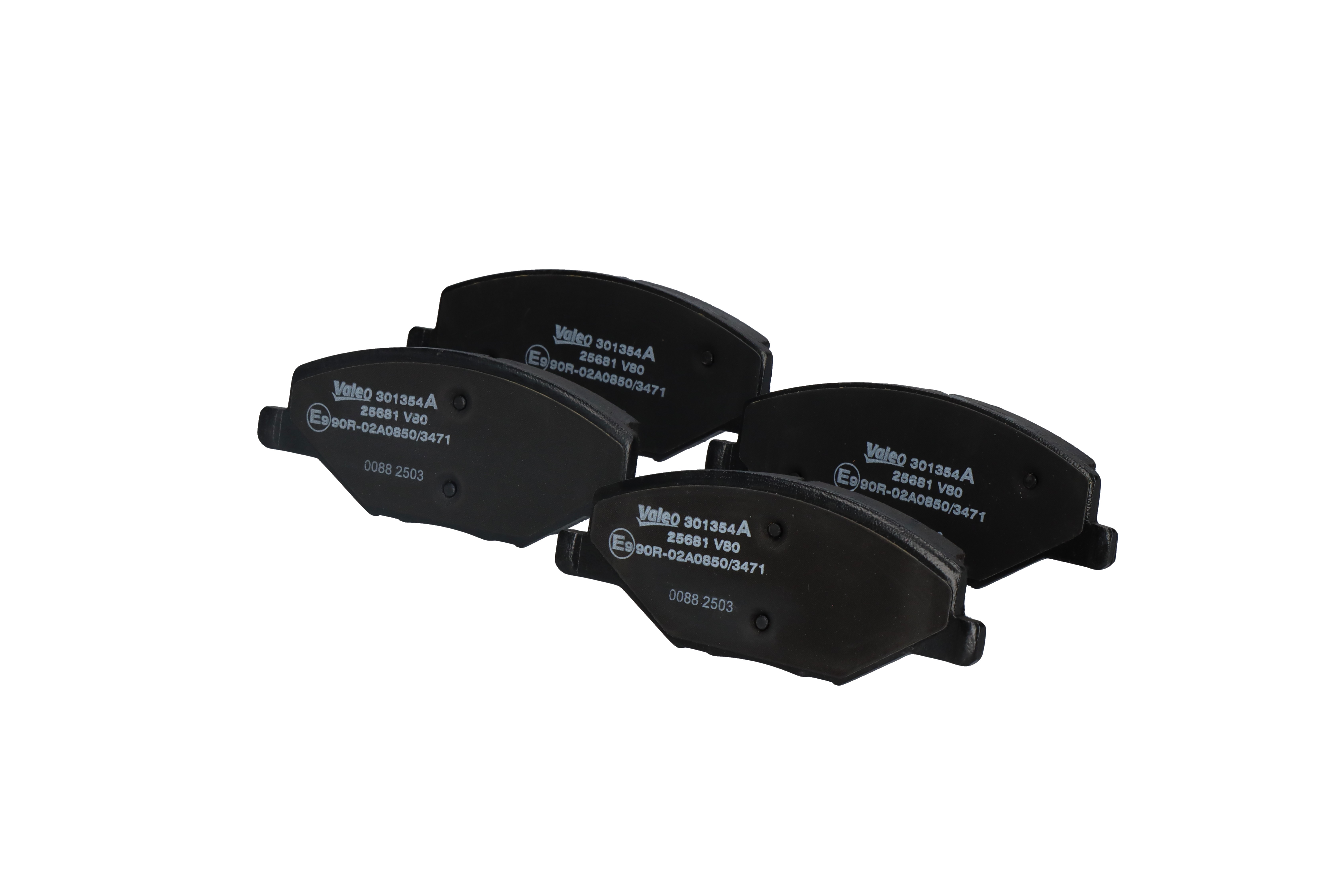 Brake pad set 301354A VALEO 6RU-698-151A MAZDA