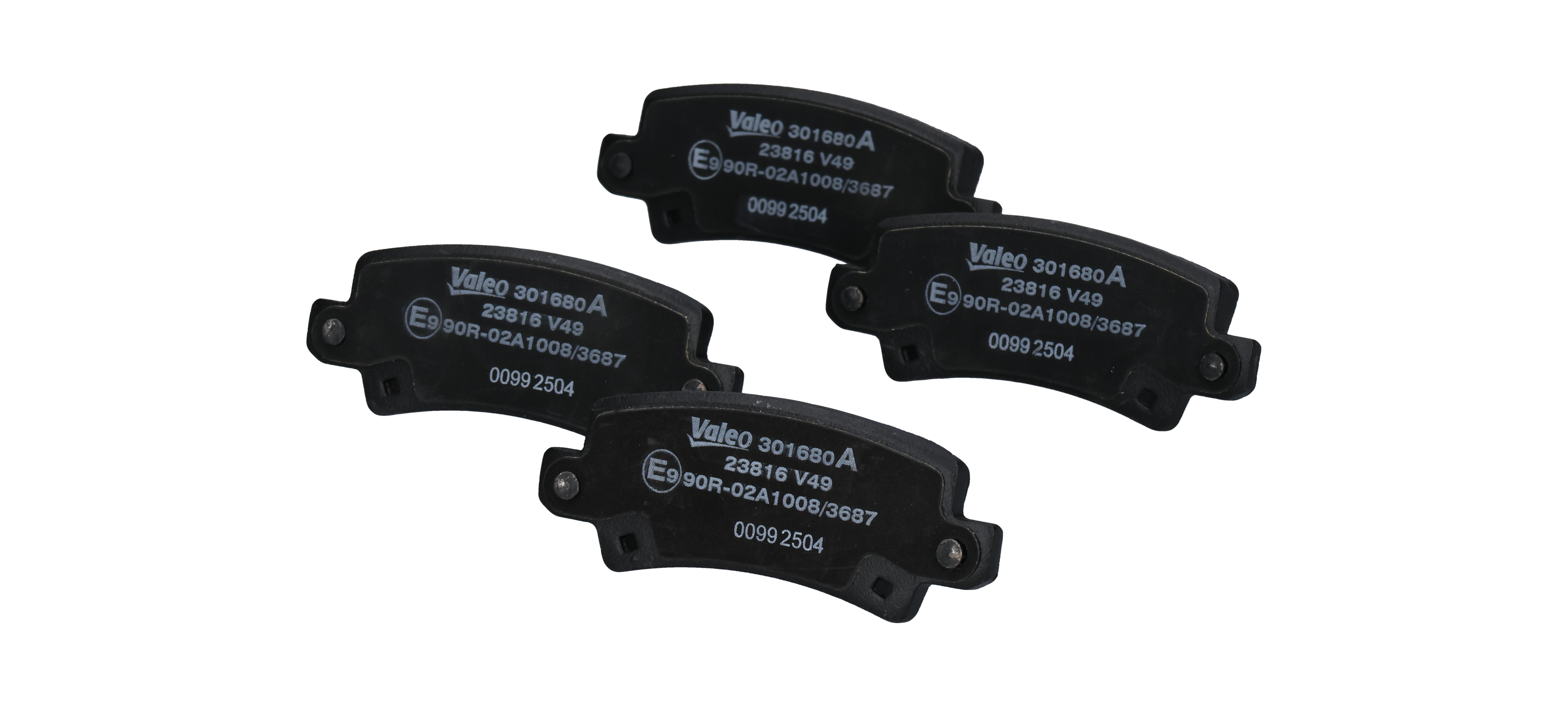 Bromsbelägg 301680A VALEO 446602160 TOYOTA