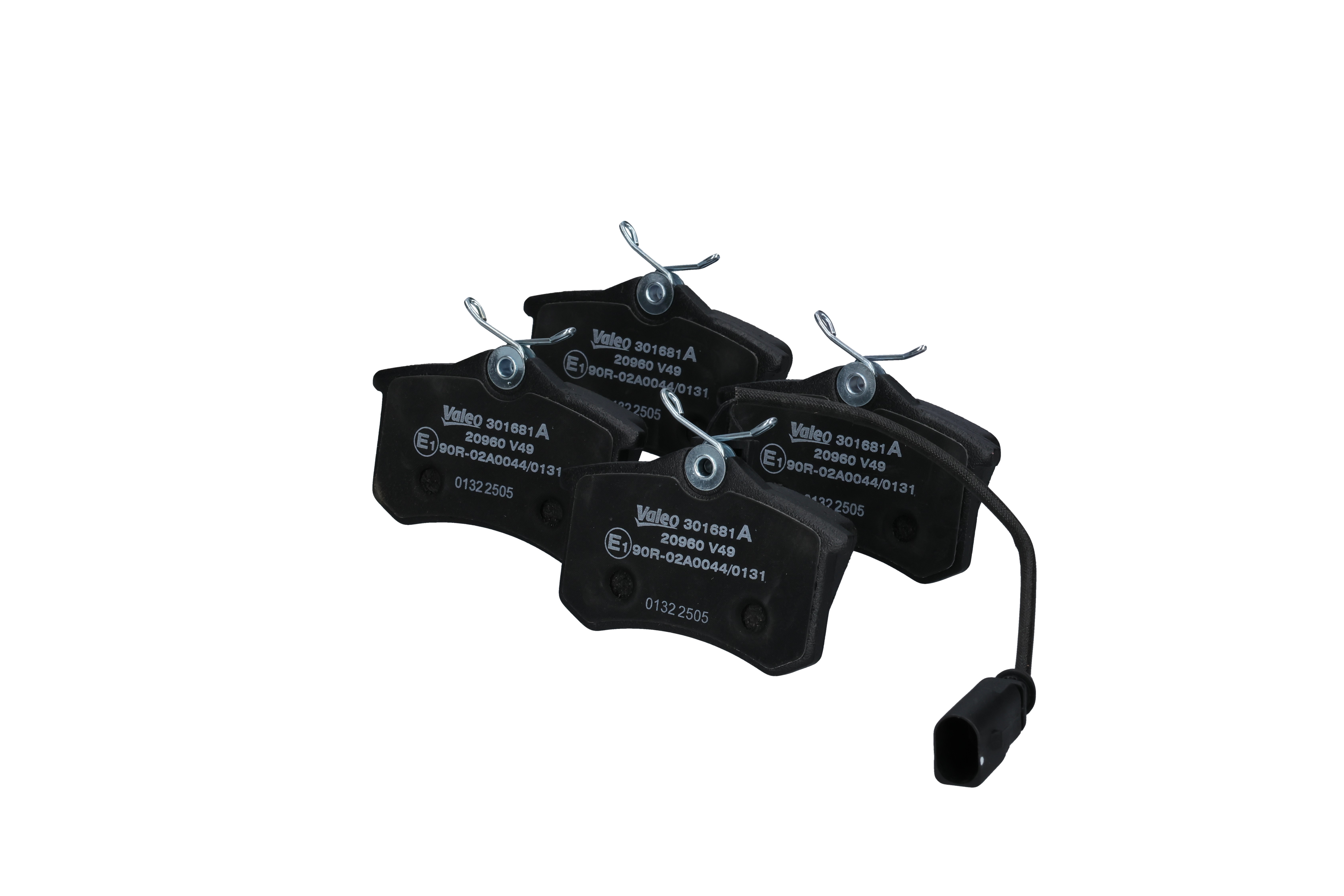 Plaquettes de frein 301681A VALEO 5M21-2M008-BB AUDI