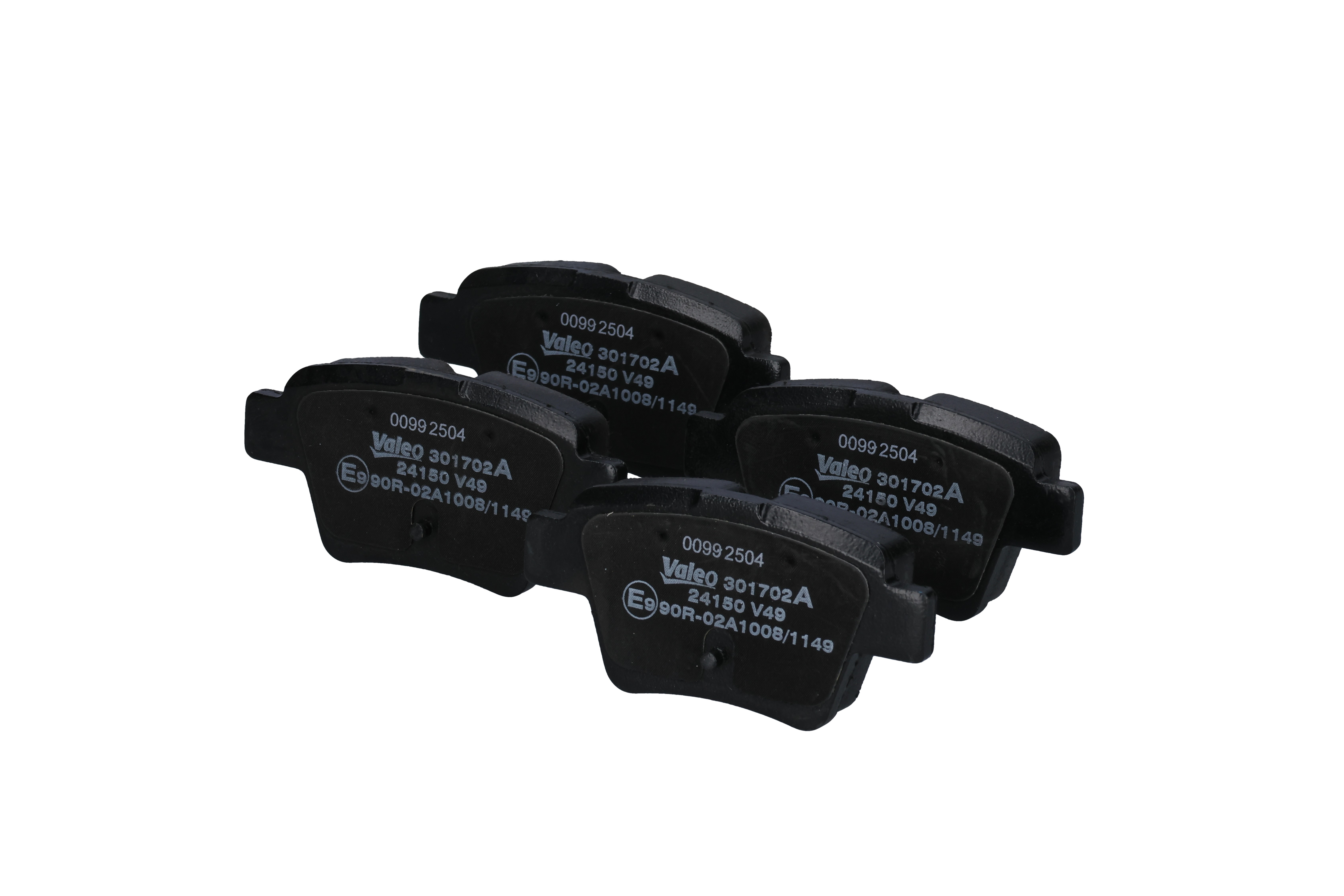 Bromsbelägg 301702A VALEO E 172 286 CITROËN