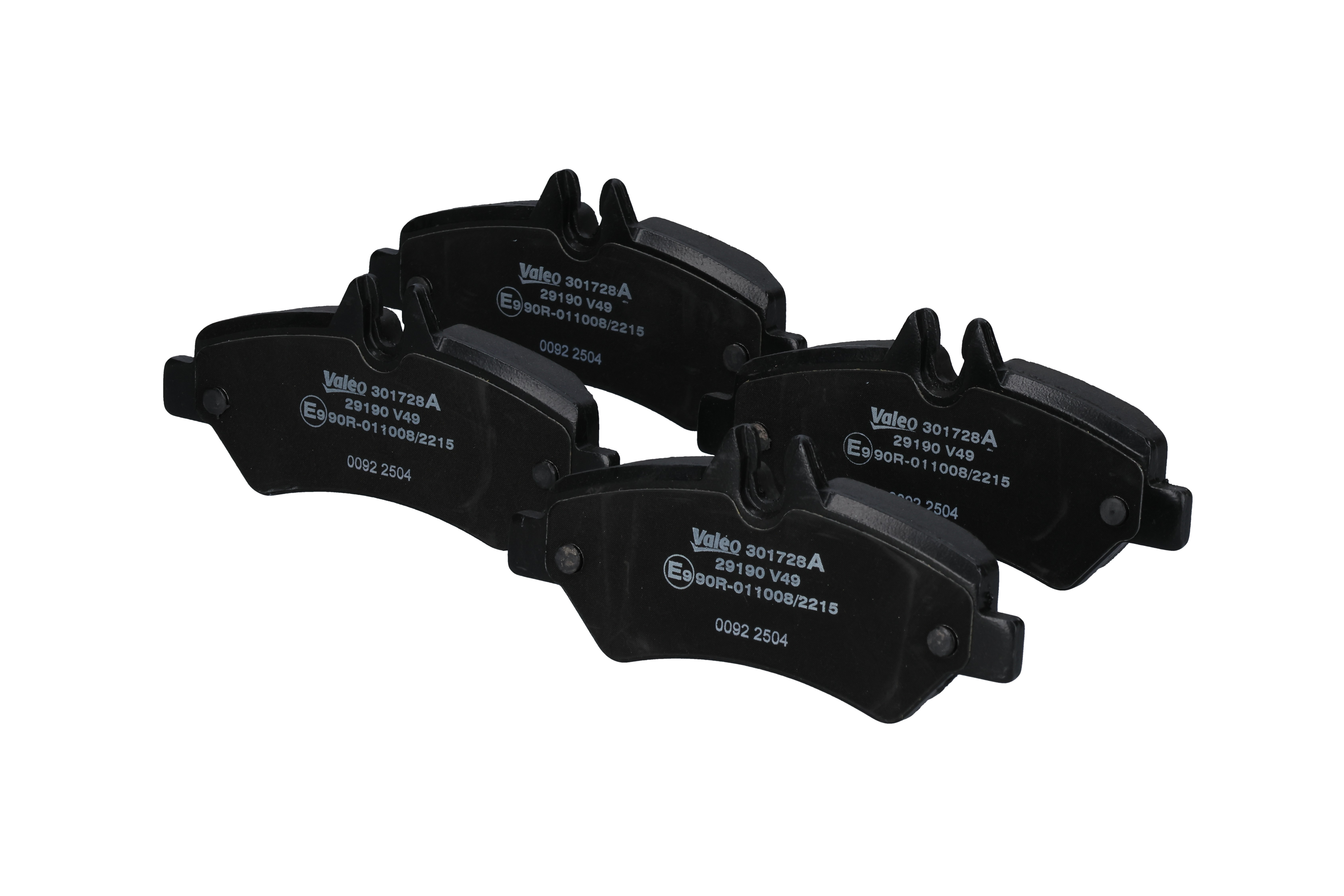 Bremseklosser 301728A VALEO 2E0 698 451H DODGE