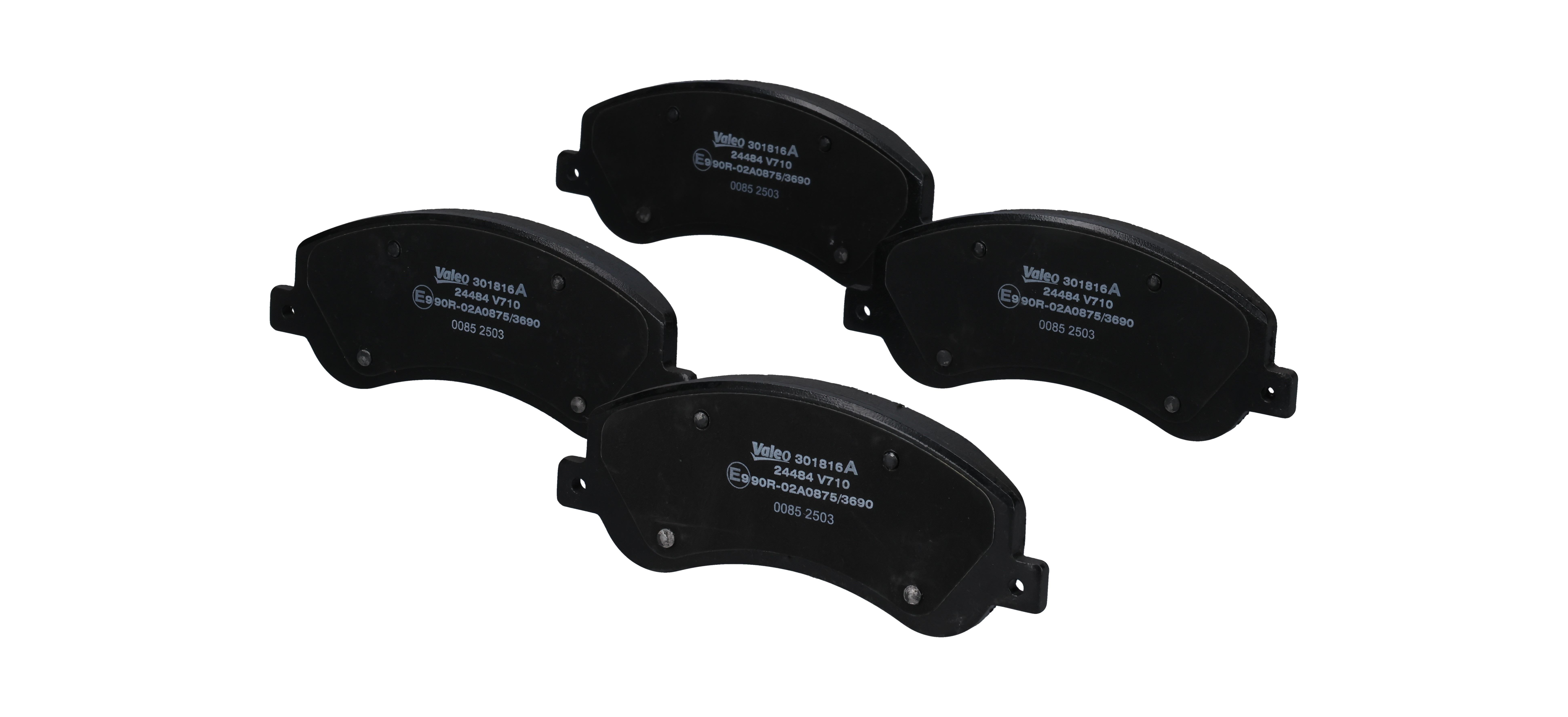 Bremseklodser 301816A VALEO 6C11-2K021AC VW