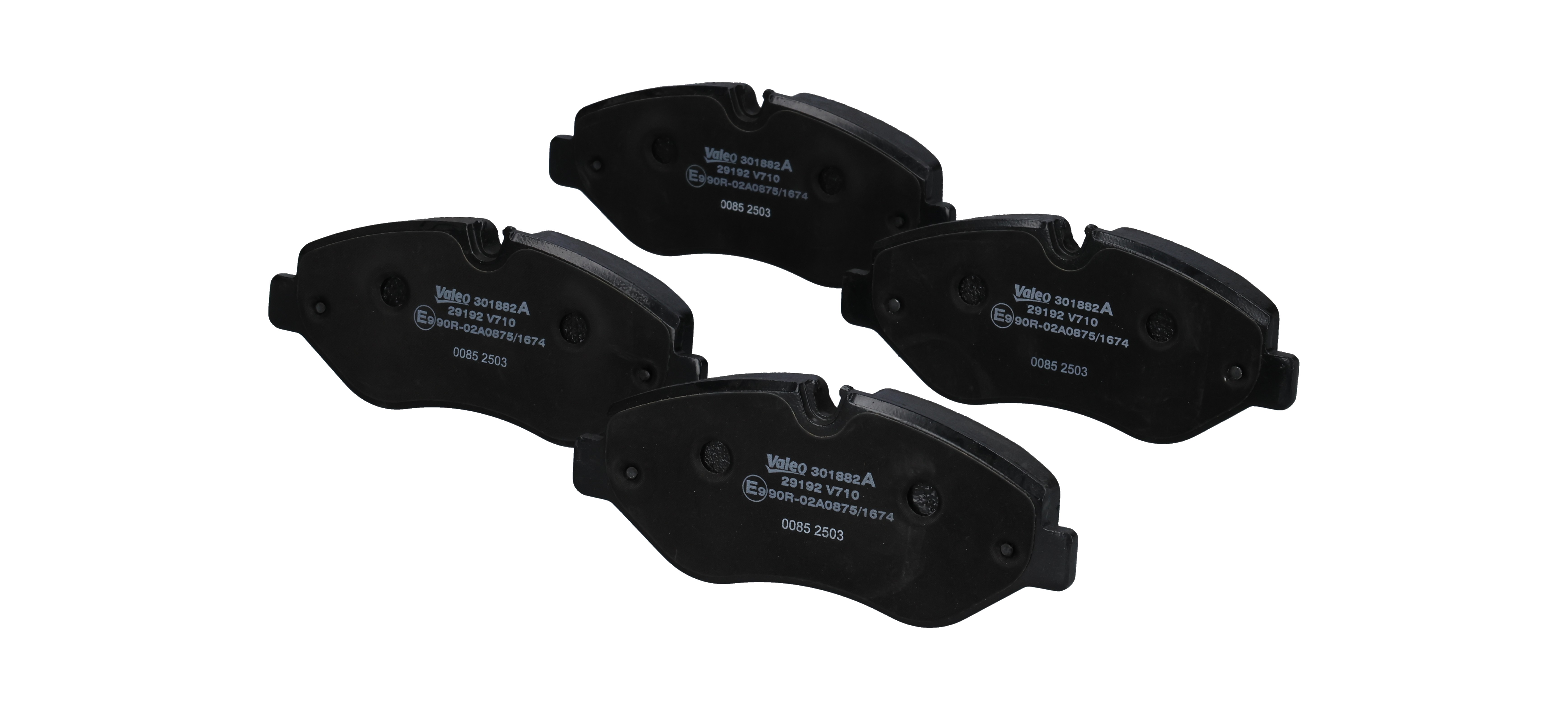 Bremsbeläge 301882A VALEO 44208320 MERCEDES-BENZ
