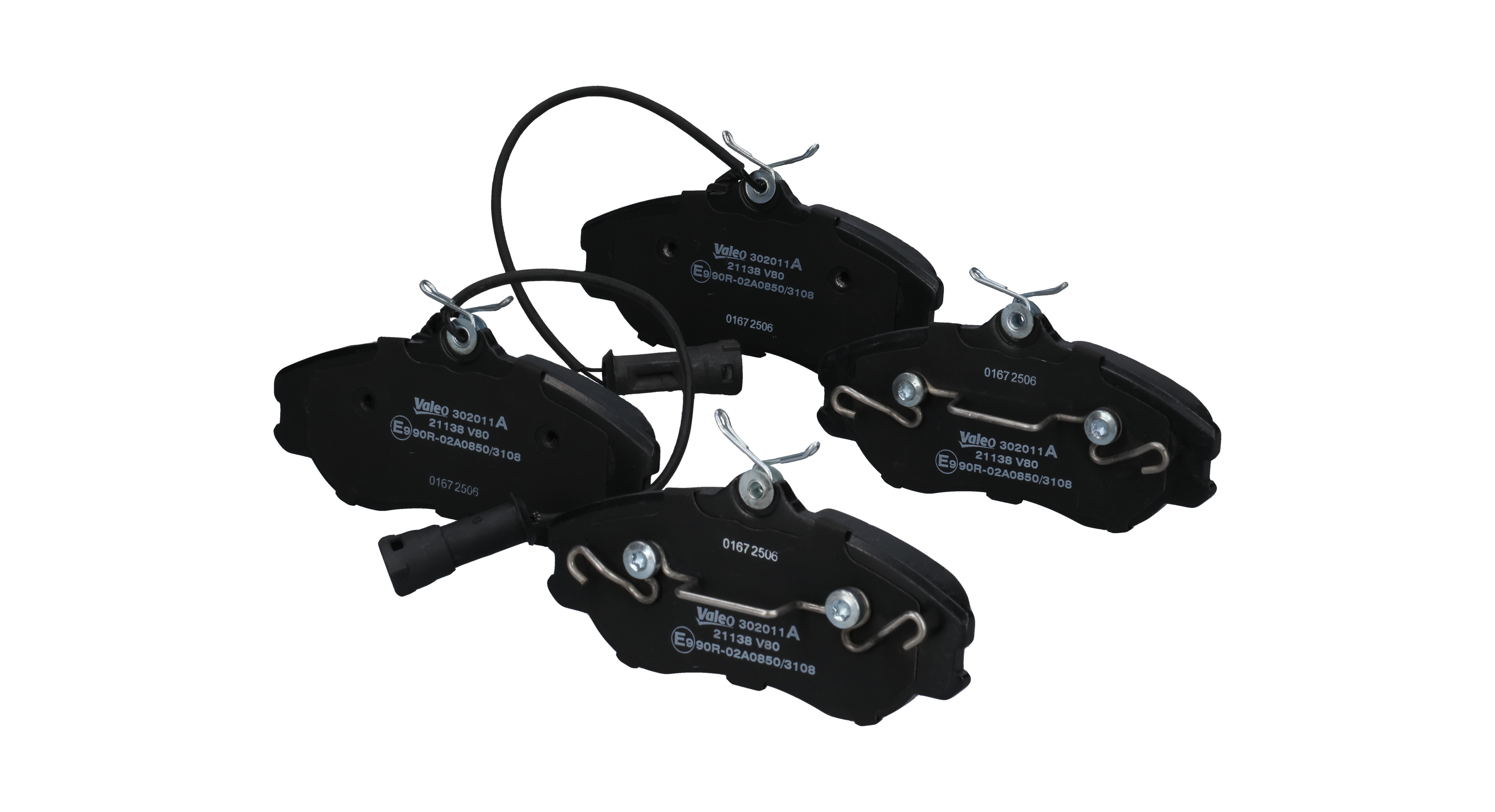 Brake pad set 302011A VALEO 447.698.151 AUDI