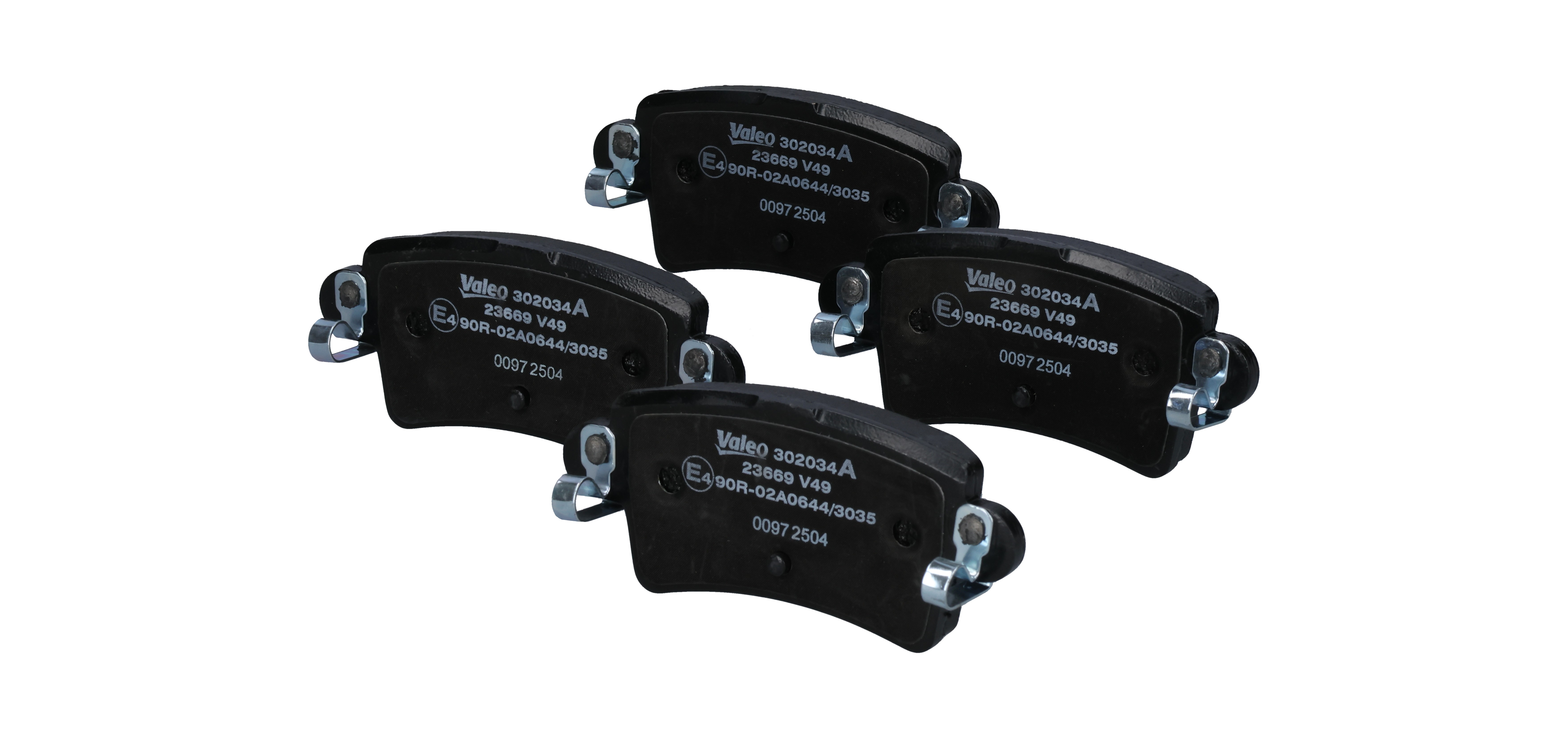 Τακάκια φρένων 302034A VALEO 1605623 NISSAN