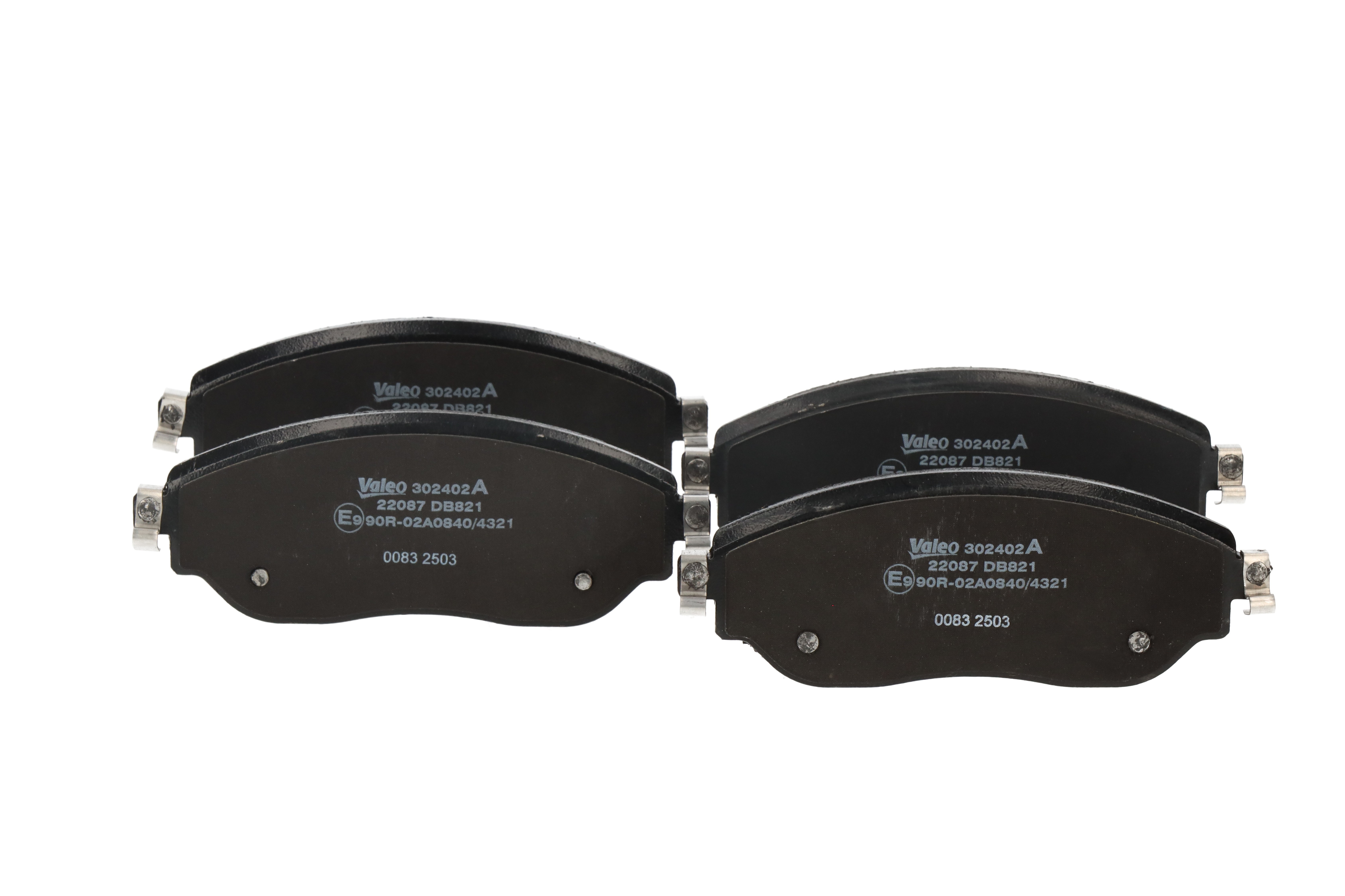 Kit pastiglie freni 302402A VALEO 44 23 587 RENAULT