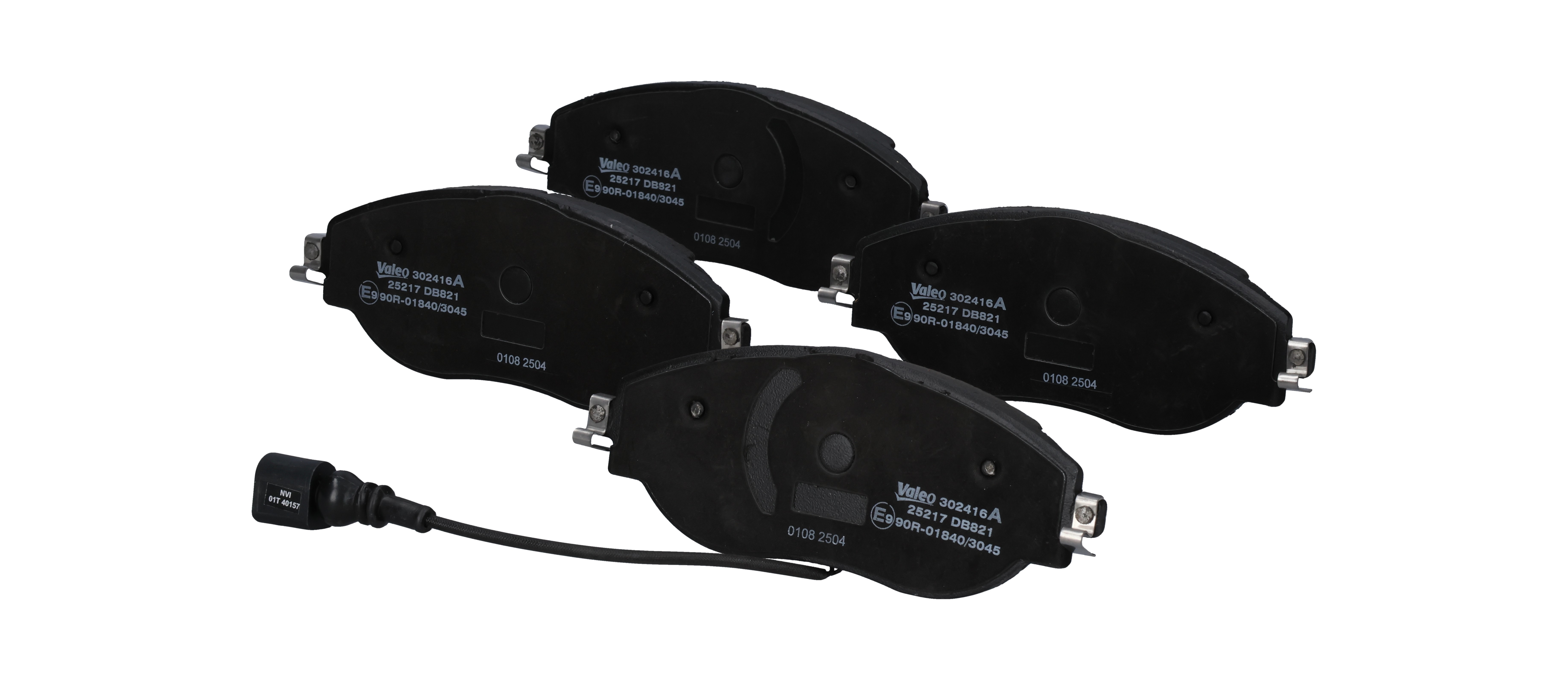 Plaquettes de frein 302416A VALEO 7N0698151H HYUNDAI