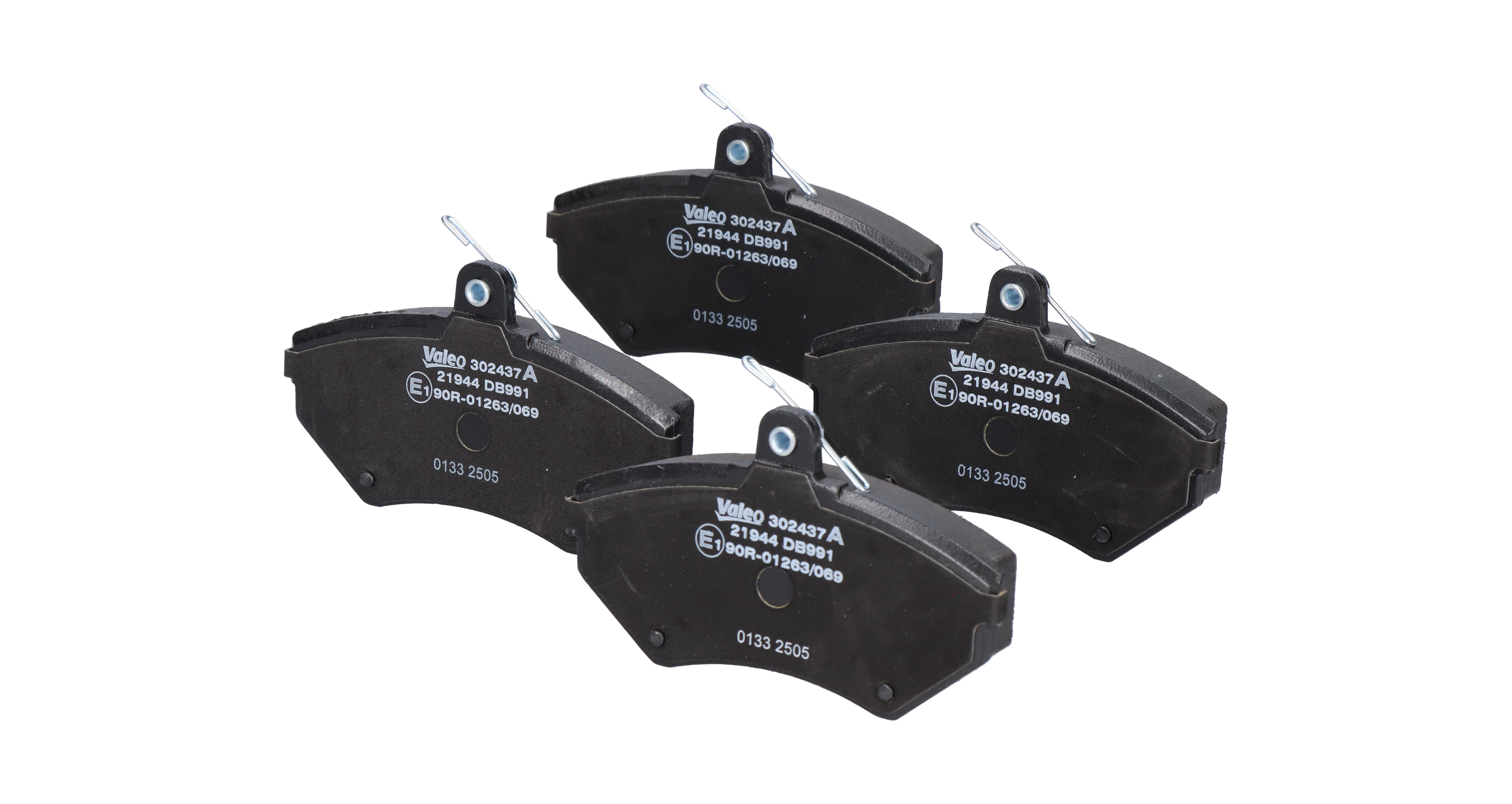 Jarrupalat, levyjarru 302437A VALEO 8E0 698 151N AUDI