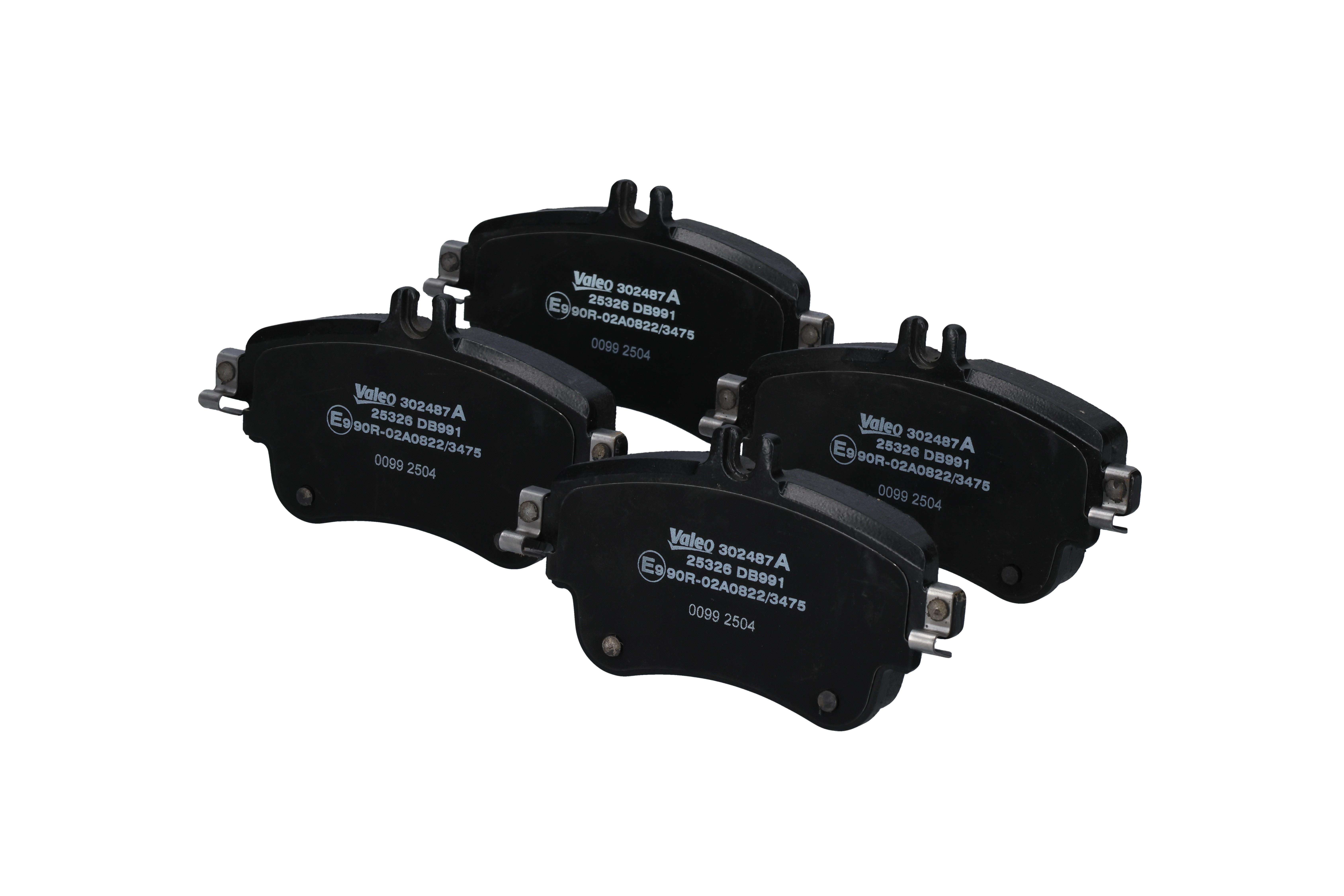 Plaquettes de frein 302487A VALEO 0004201405 MERCEDES-BENZ
