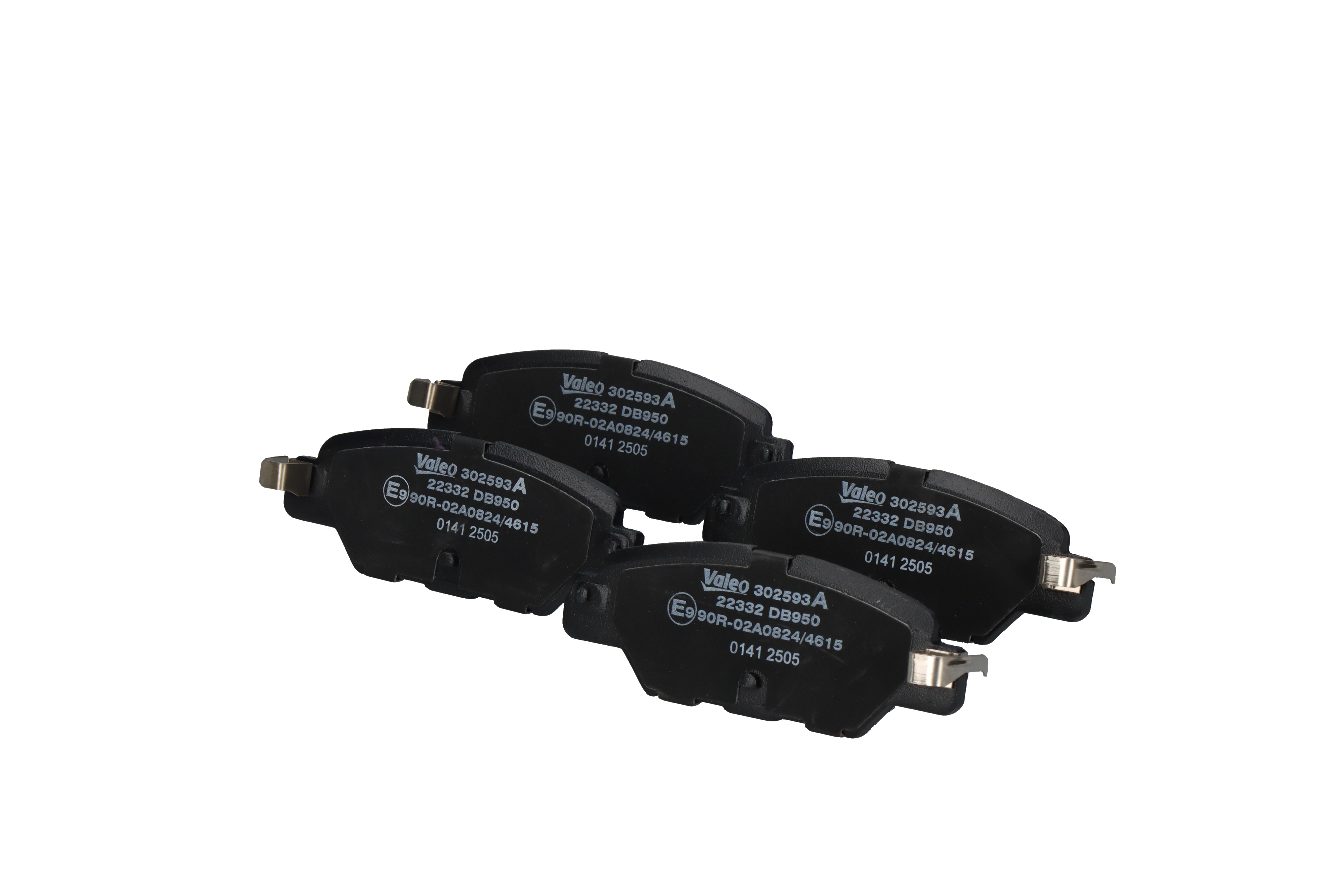 Kit pastiglie freni 302593A VALEO KBY62643Z ABARTH