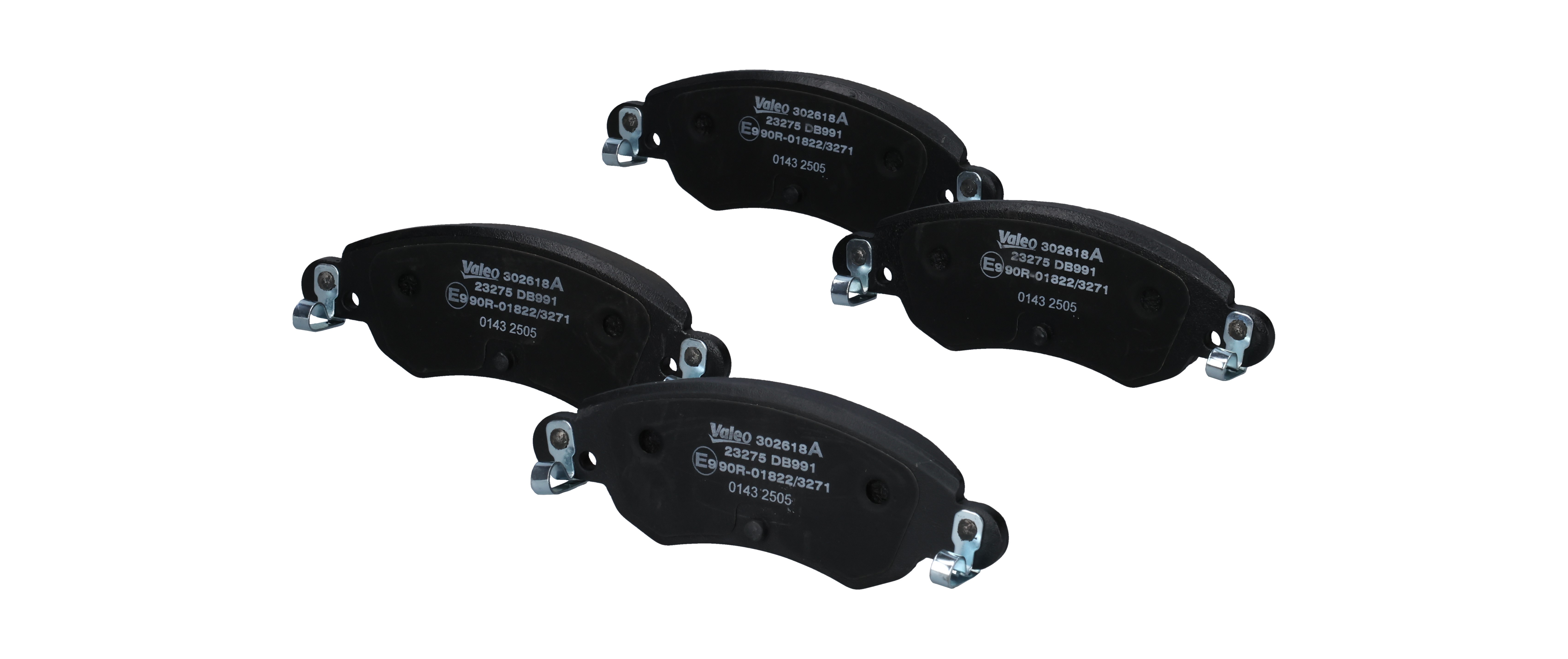 Plaquettes de frein 302618A VALEO 4252.87 CITROËN